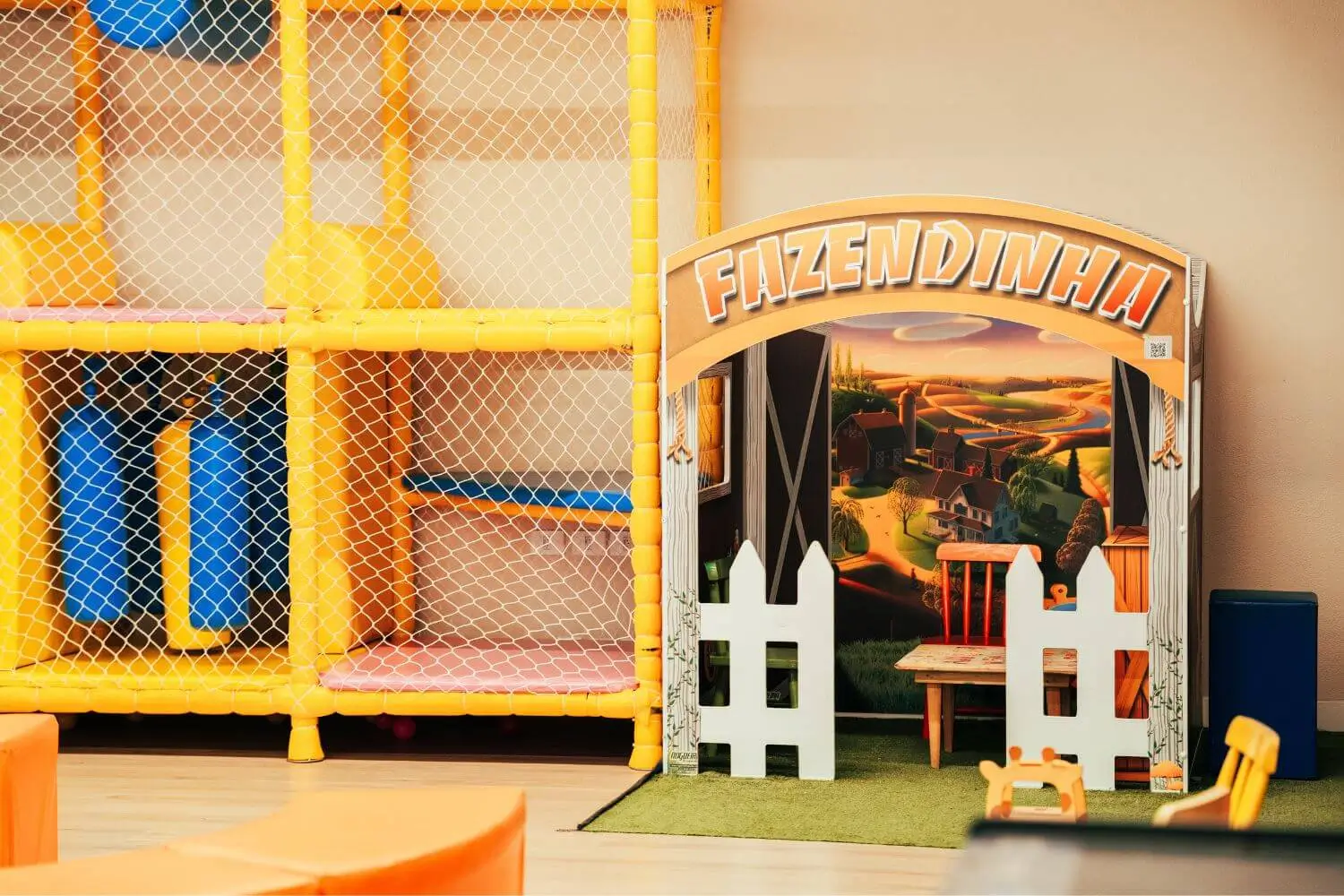 Espaço infantil no Pedra da Ilha
